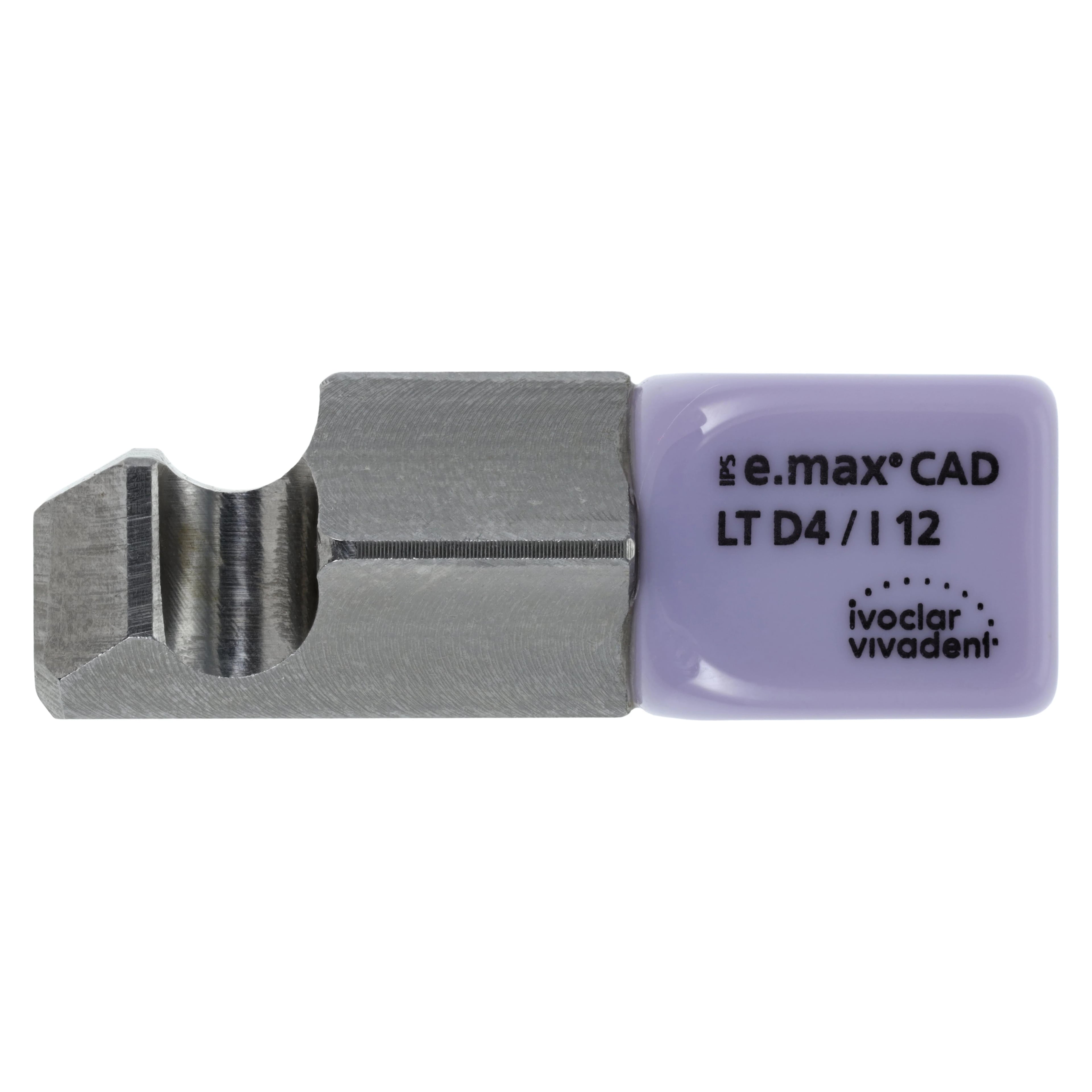 IPS e.max CAD PlanMill Blocks, Low Translucency, Shade D4, I12, 5/Box