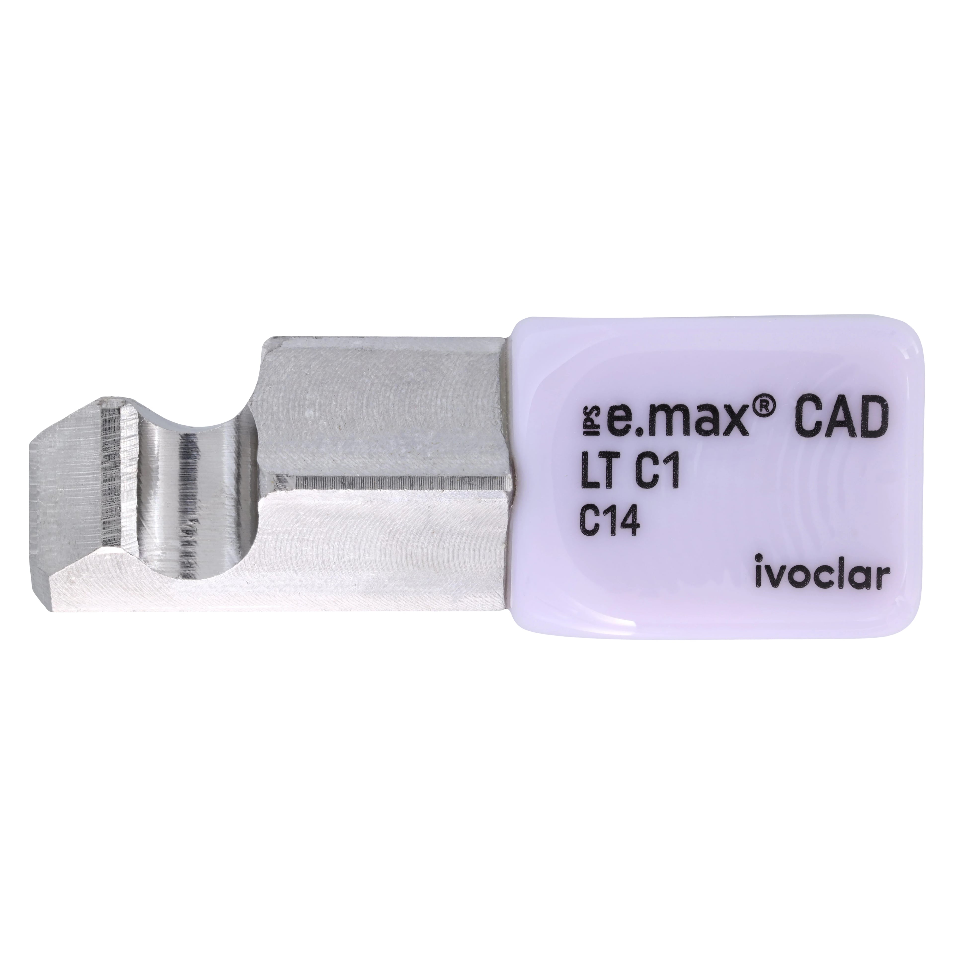 IPS e.max CAD PlanMill Blocks, Low Translucency, Shade C1, Size C14, 5/Box
