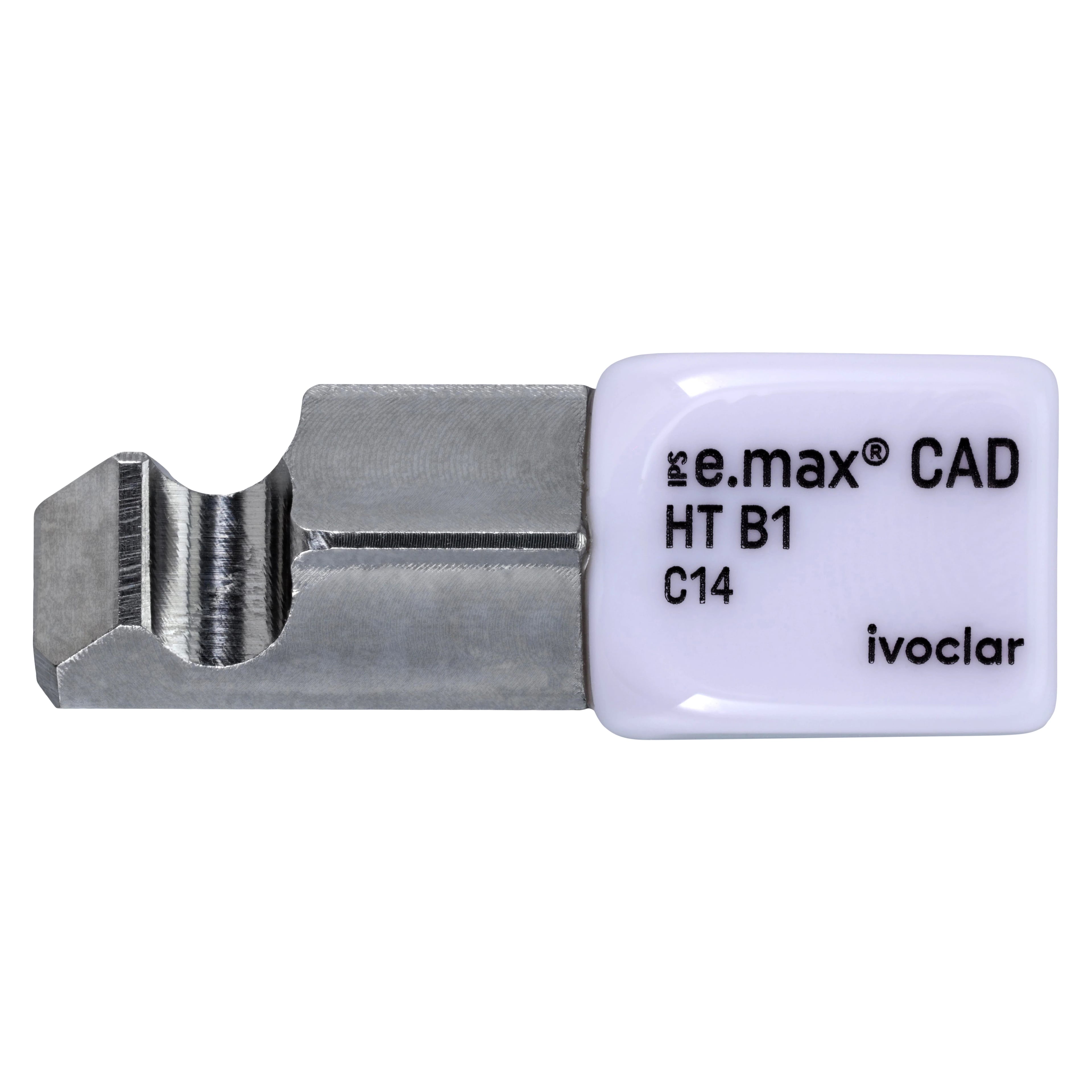 IPS e.max CAD PlanMill HT B1 C14 Milling Blocks, High Translucency, Shade B1, 5/Pkg