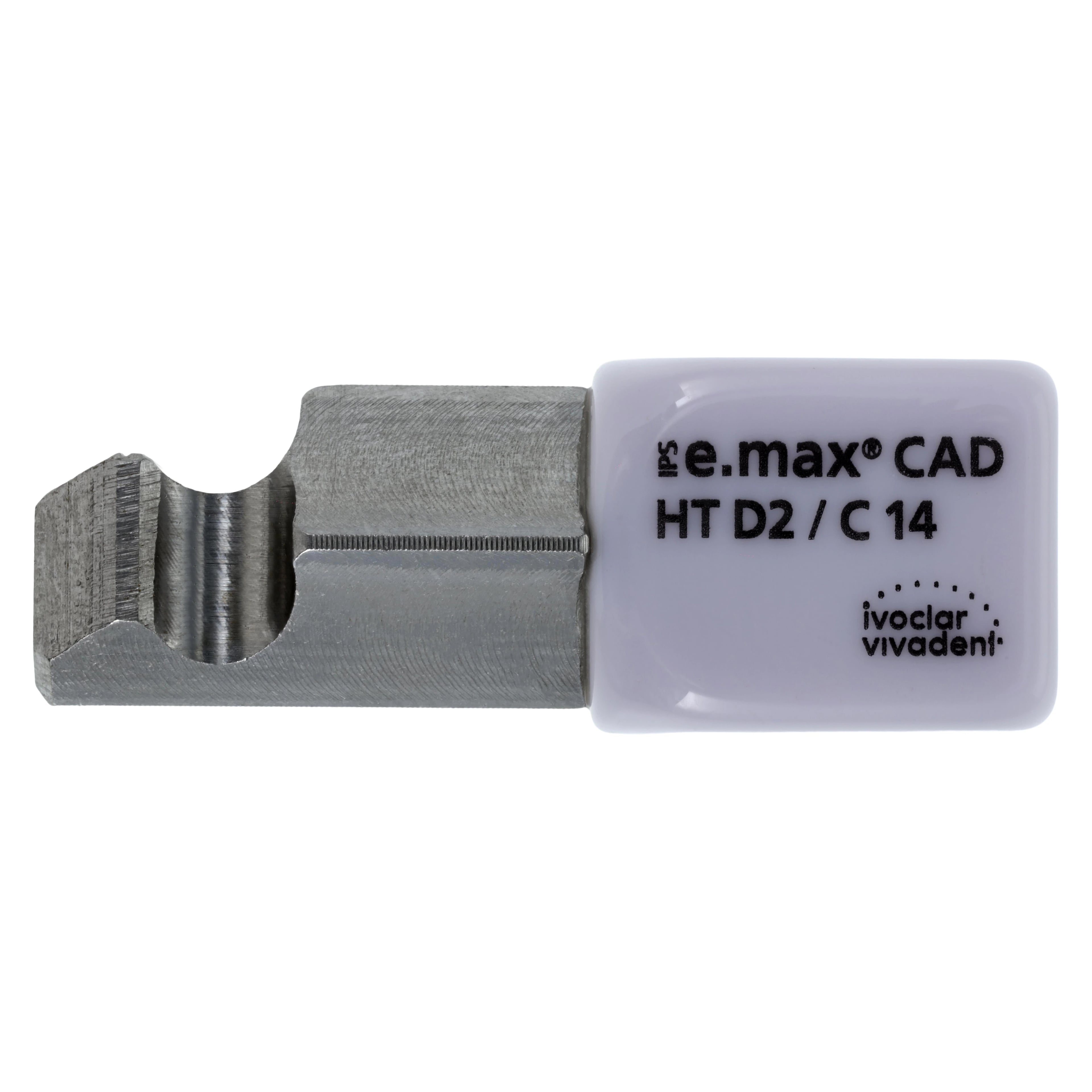 IPS e.max CAD PlanMill Blocks, High Translucency, C14, Shade D2, 5/Box