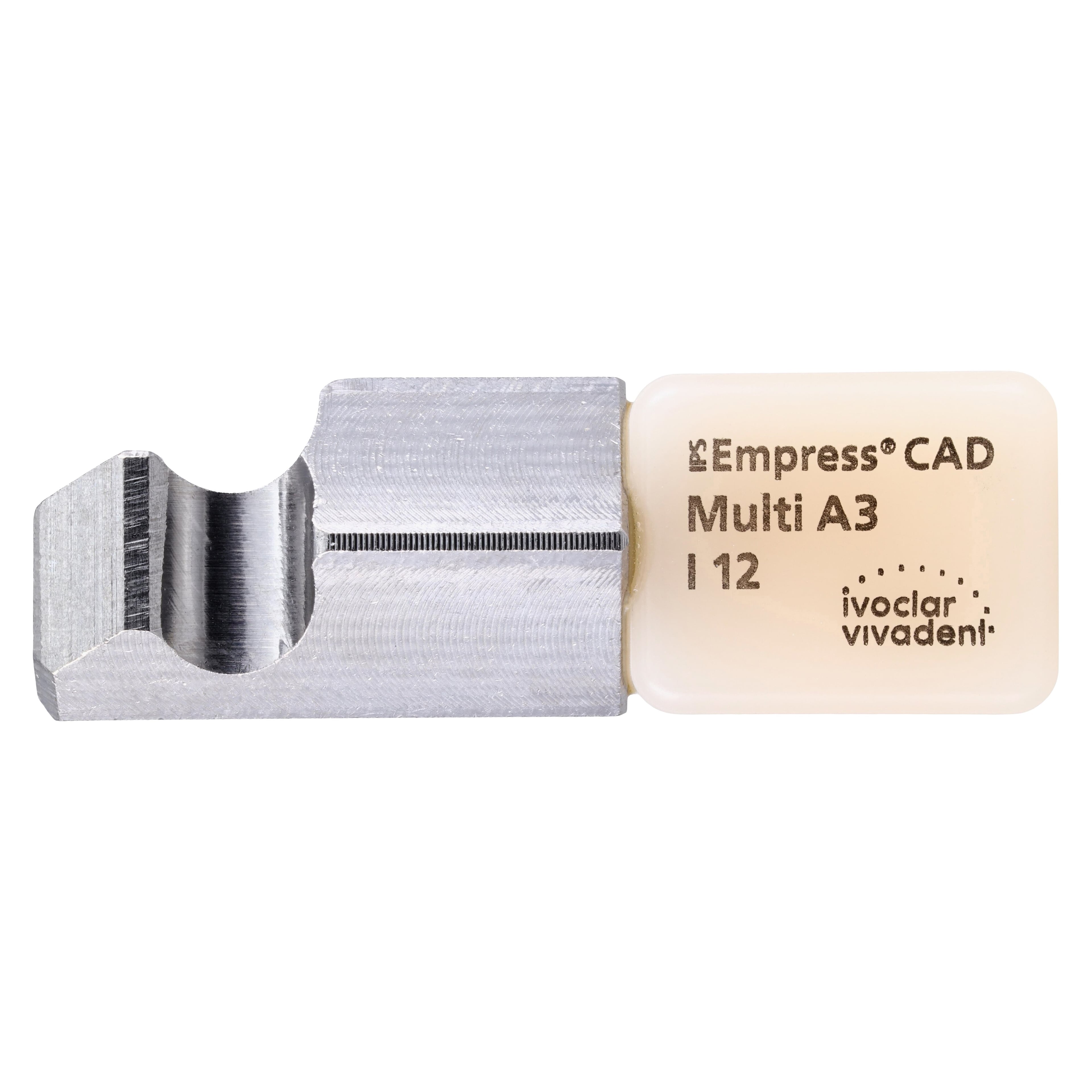 IPS Empress CAD Multi I12 Milling Blocks for PlanMill, Shade A3, 5/Box