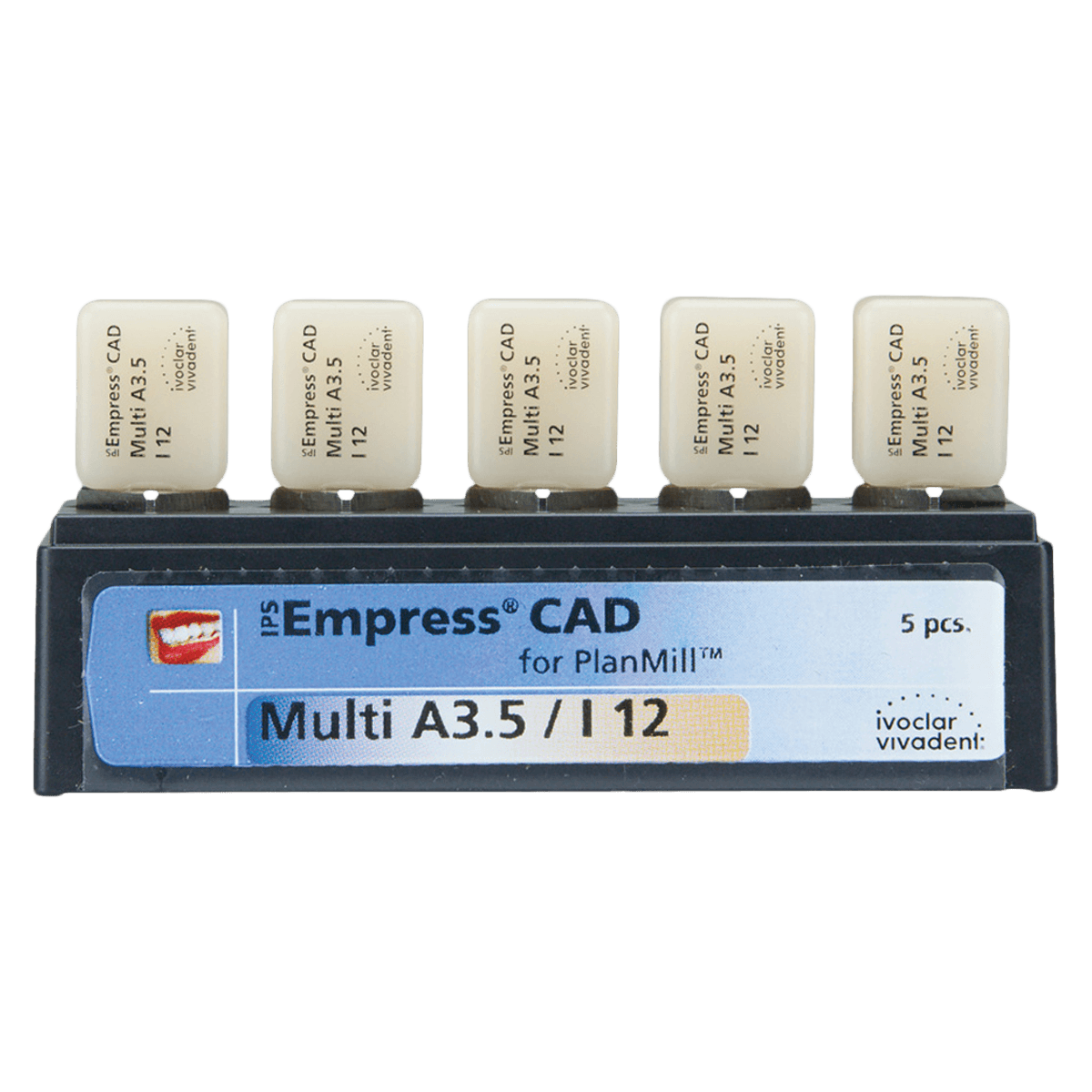 IPS Empress CAD Multi I12 for PlanMill, Shade A3.5, 5/Box