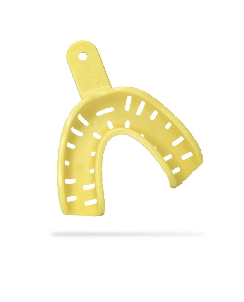 AccuDent XD Dentate Impression Tray #5, Lower Small, Perforated, Disposable, 12/Pack, 673708