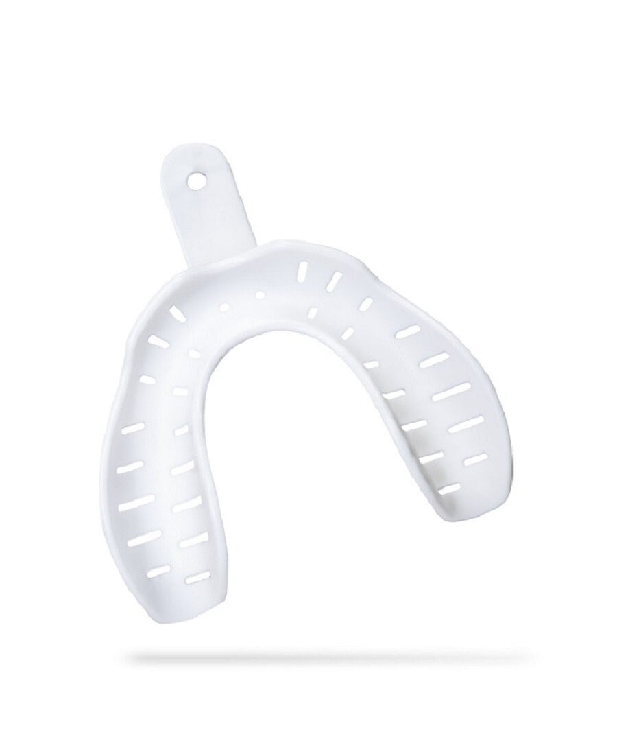 AccuDent XD Edentulous Tray #7 Lower Large, Disposable, 12/Pack, 673710