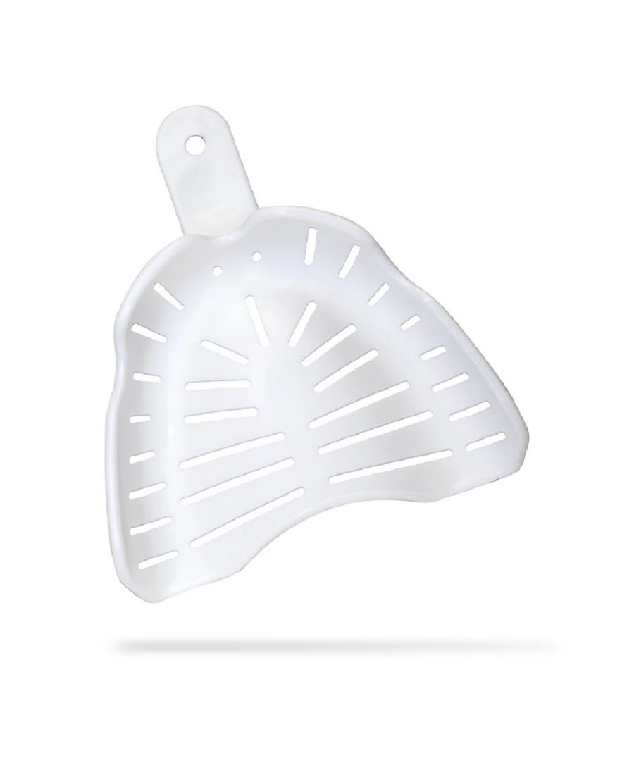AccuDent XD Edentulous Impression Tray #10, Upper Medium, Disposable, Perforated, 12/Pack, 673713