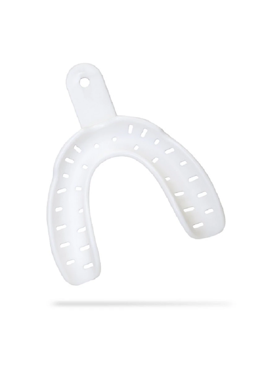 AccuDent XD Edentulous Impression Tray #11, Lower Small, Disposable, Perforated, 12/Pkg, 673714