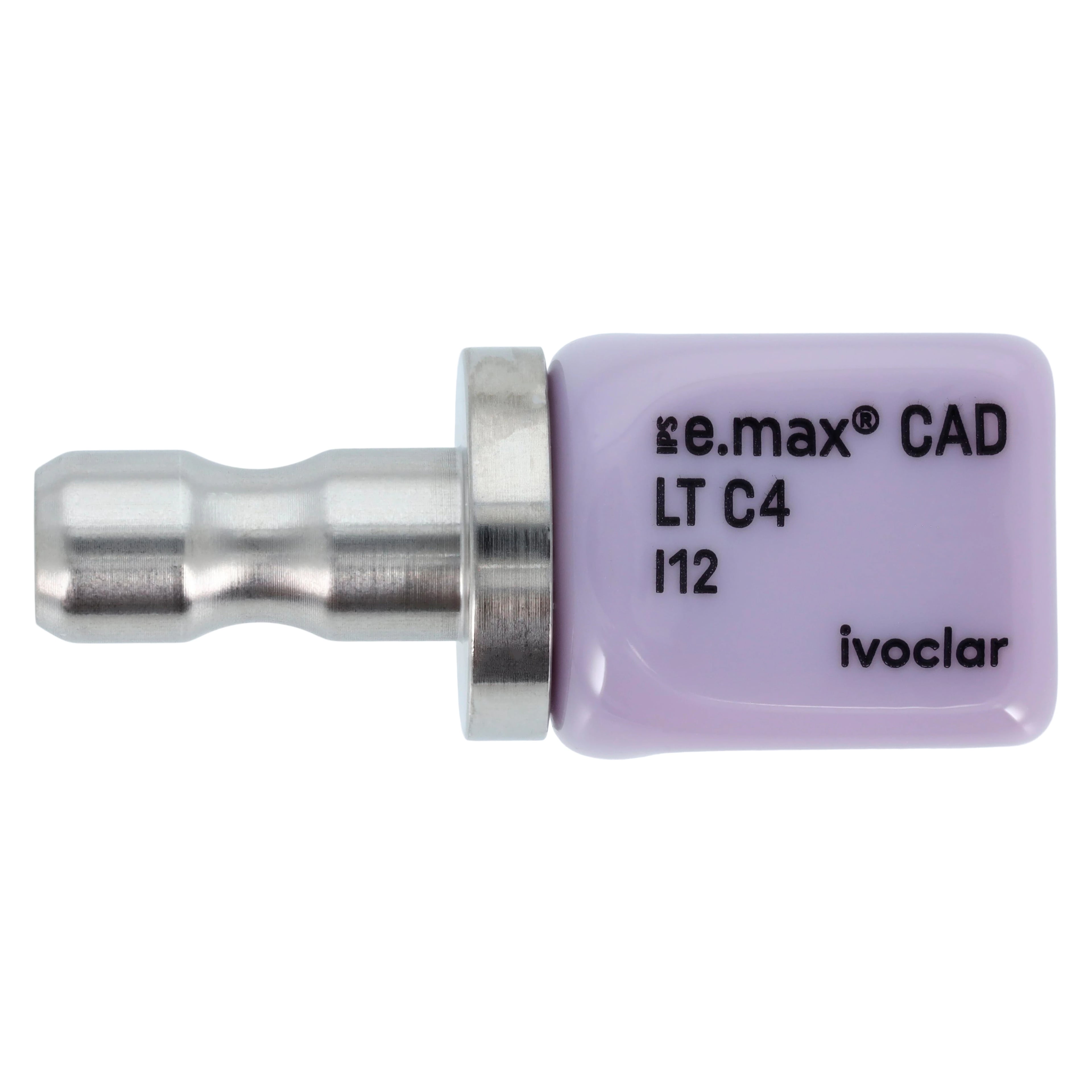 IPS e.max CAD LT (Low Translucency) Milling Blocks, Size I12, Shade C4, 5/Box