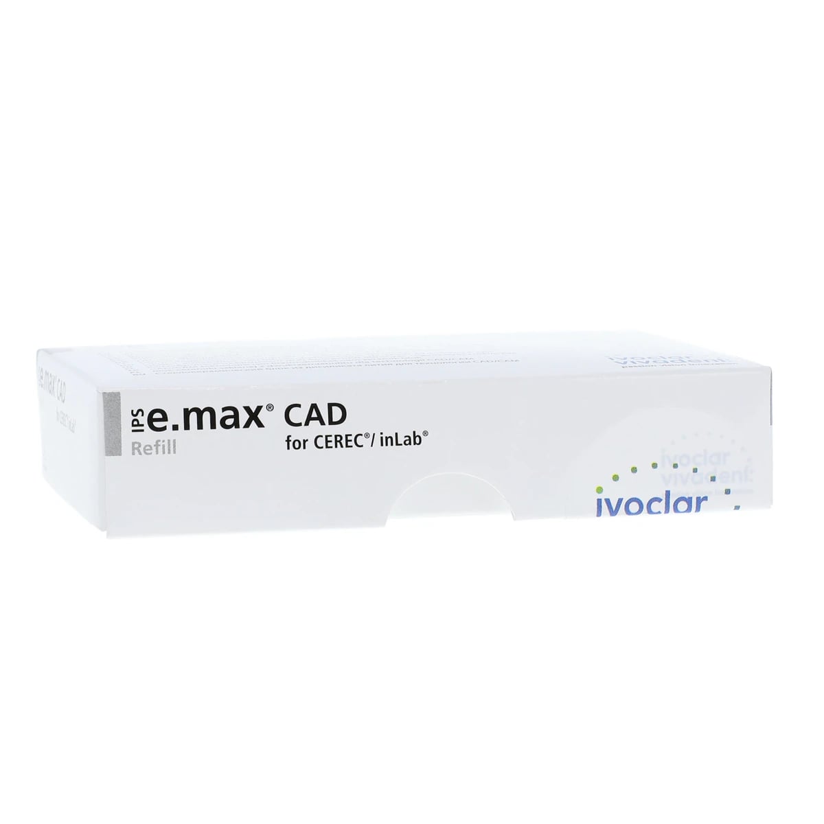 IPS e.max CAD MT (Medium Translucency) Lithium Disilicate Milling Blocks, Shade BL3, Size C14, 5/Box