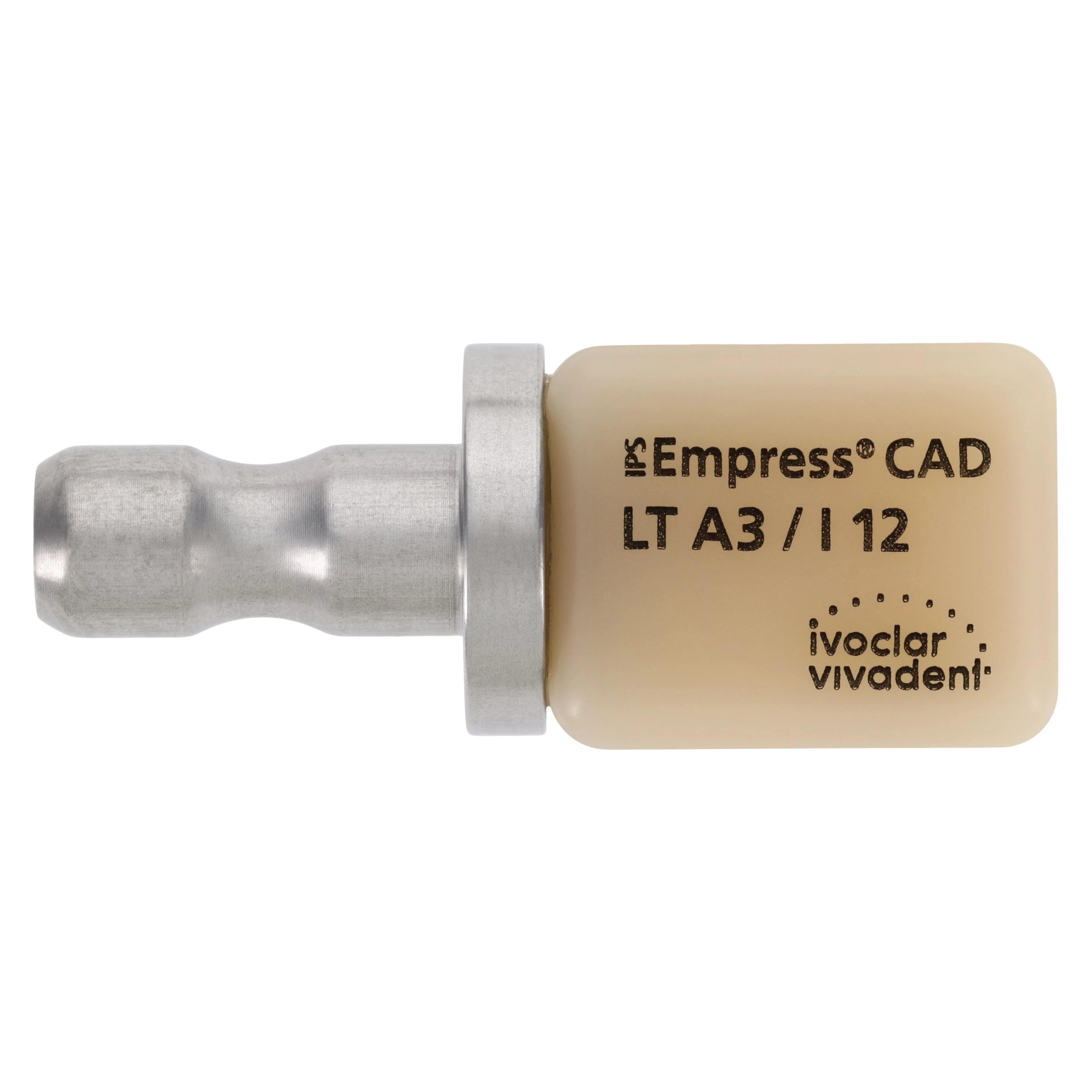 IPS Empress CAD LT I12 A3 Leucite Glass-Ceramic Milling Blocks for CEREC/inLab, Low Translucency, 5/Box