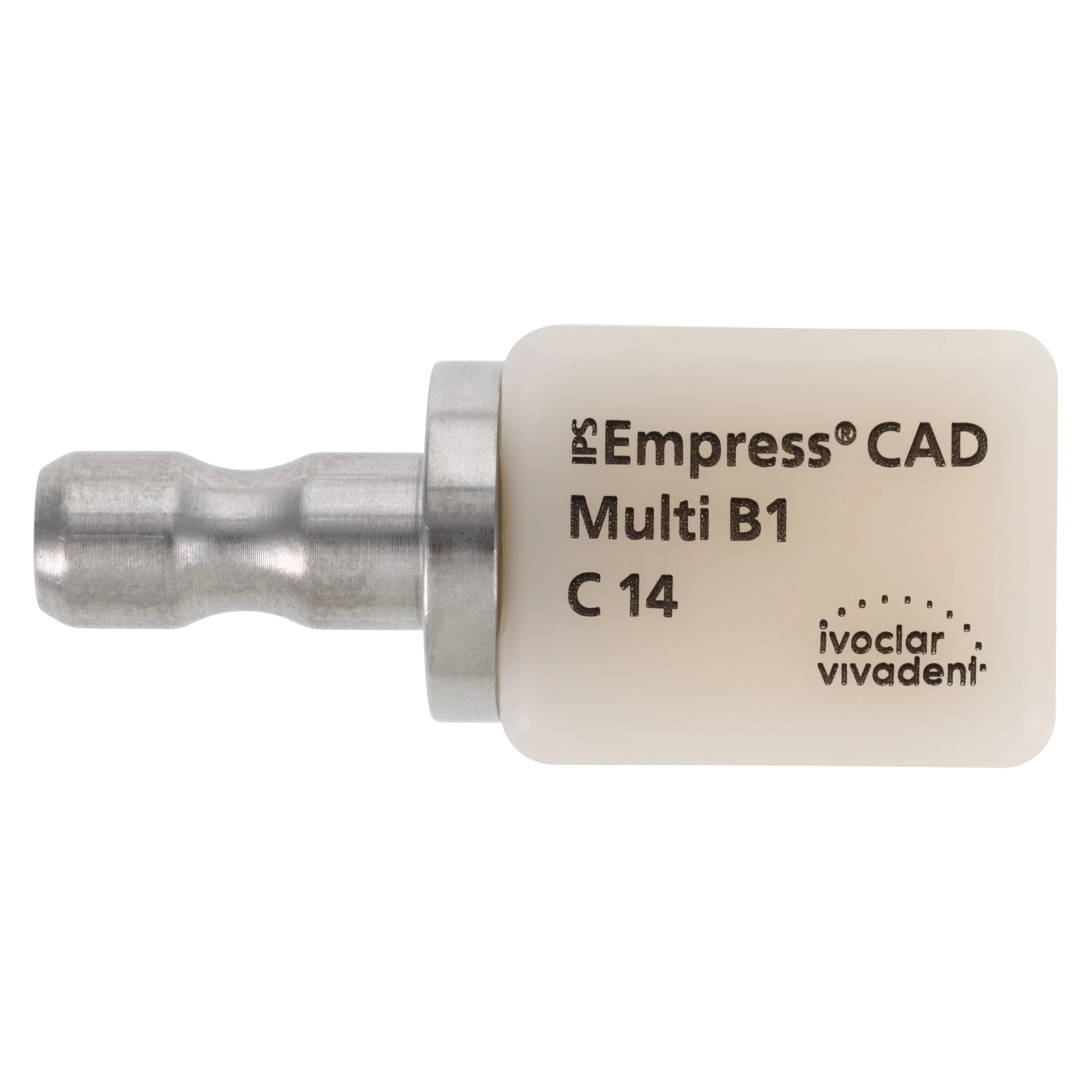 IPS Empress CAD Multi-Chromatic Leucite Glass-Ceramic Milling Blocks, Shade B1, Size C14, for CEREC/inLab, 5/Box