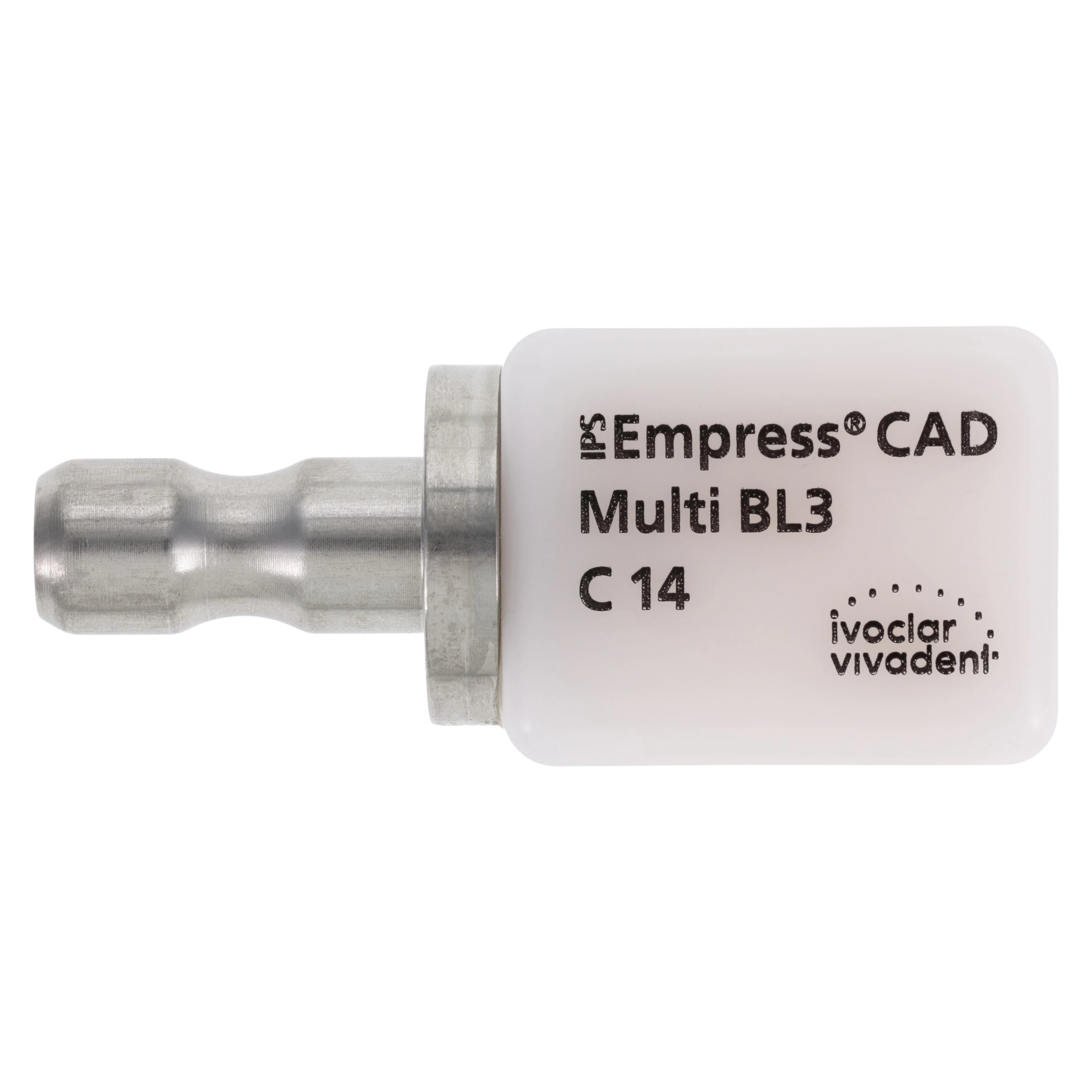 IPS Empress CAD Multi Leucite Glass-Ceramic Milling Blocks, Shade BL3, Size C14, 5/Box