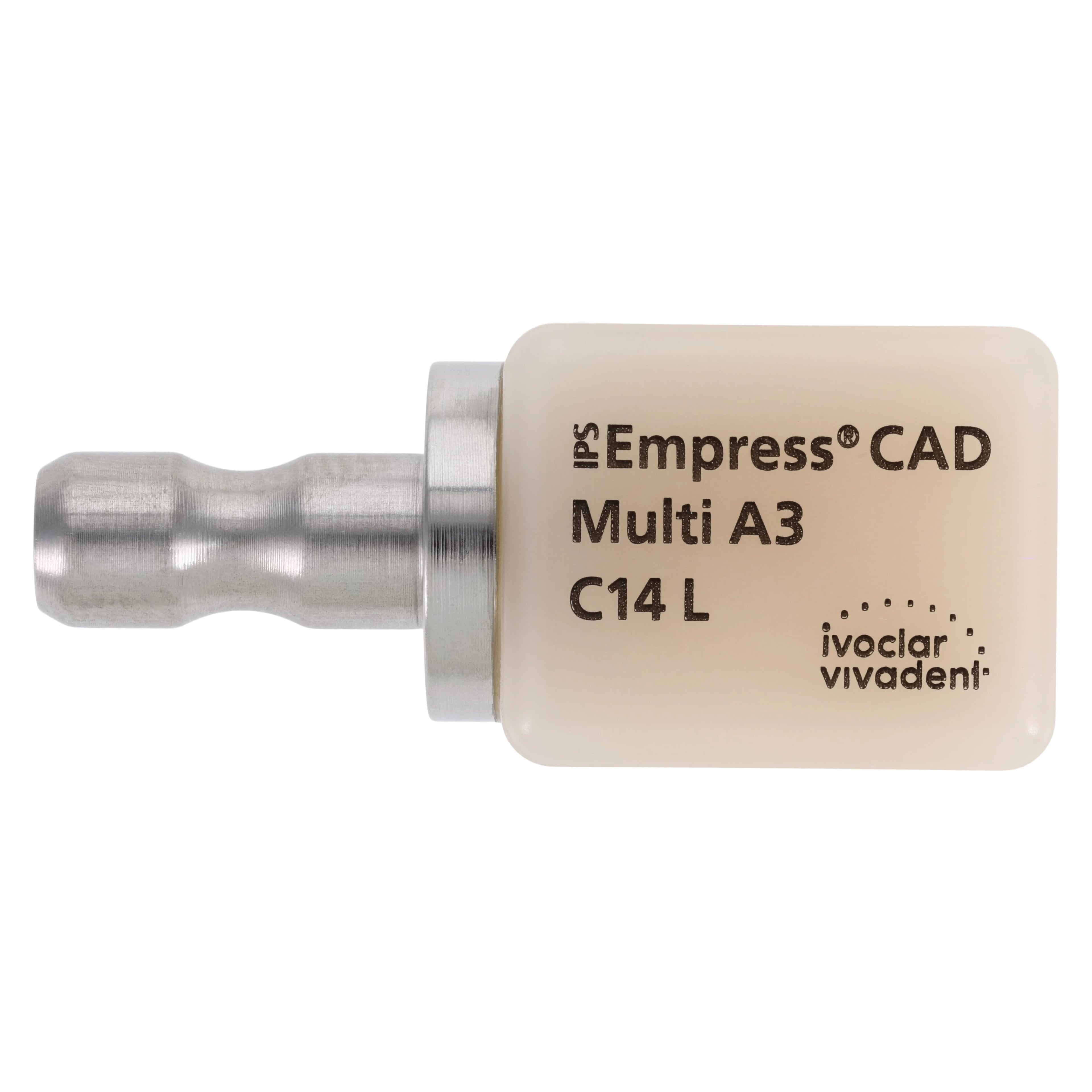IPS Empress CAD Multi CEREC/inLab Milling Blocks, Shade A3, Size C14L, 5/Box