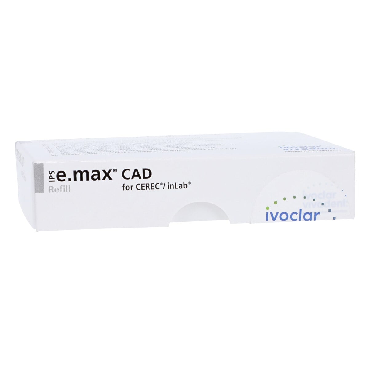 IPS e.max CAD CEREC/inLab HT B40 C1 Lithium Disilicate Milling Blocks, High Translucency, Shade C1, 3/Box