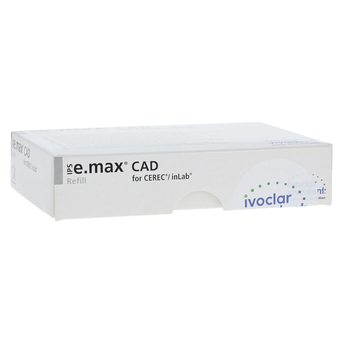 IPS e.max CAD LT A14 (S) Lithium Disilicate Milling Block, Shade B1, Low Translucency, for CEREC/inLab, 5/Pkg