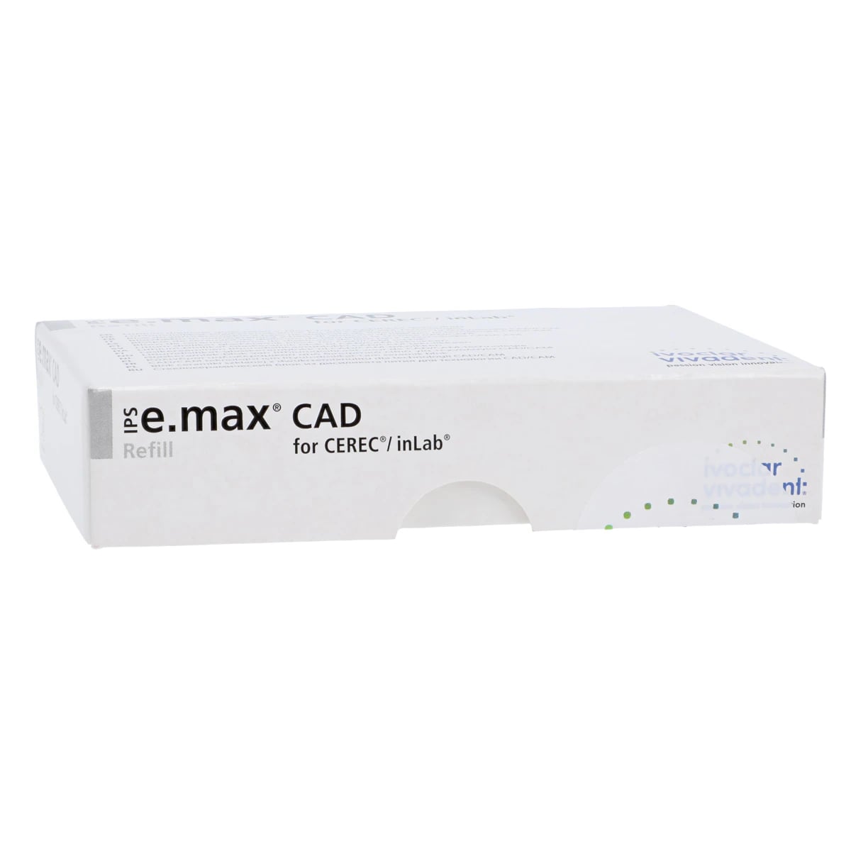 IPS e.max CAD LT A16 (S) Lithium Disilicate Milling Block, Shade D2, Low Translucency, for CEREC/inLab, Box of 5