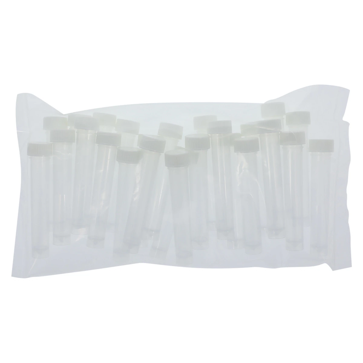 Globe Scientific Polypropylene Transport Tube, 10mL, Sterile, Self-Standing, Attached Screw Cap, 500/Case