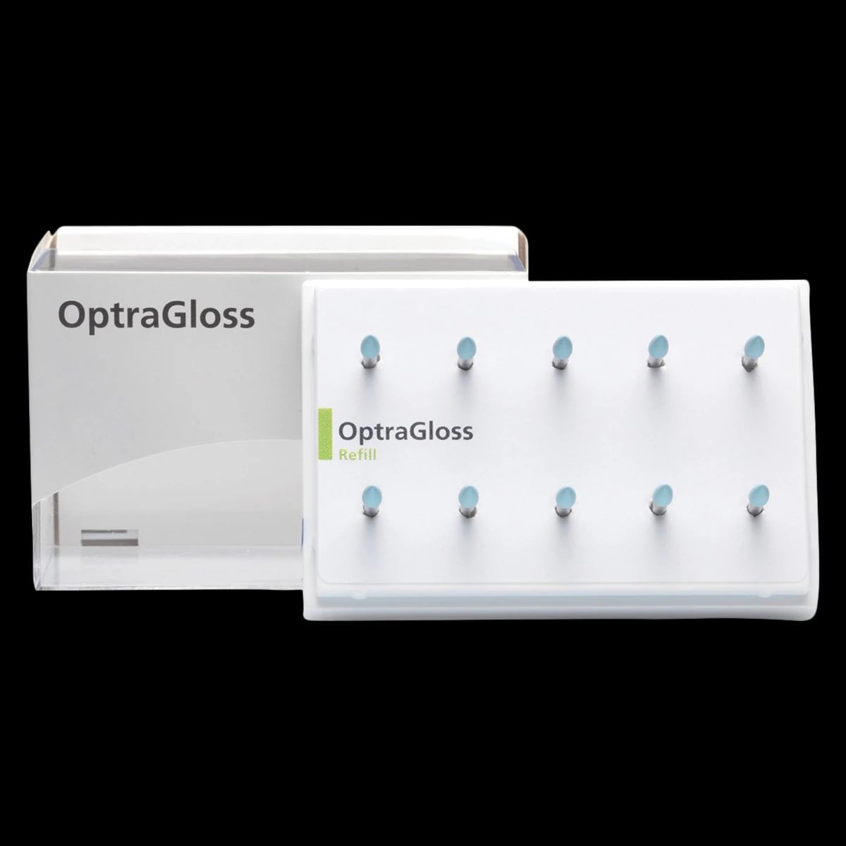 OptraGloss Universal Polishing System Refill, Flame HP, Light Blue, 10/Pkg, 684554AN
