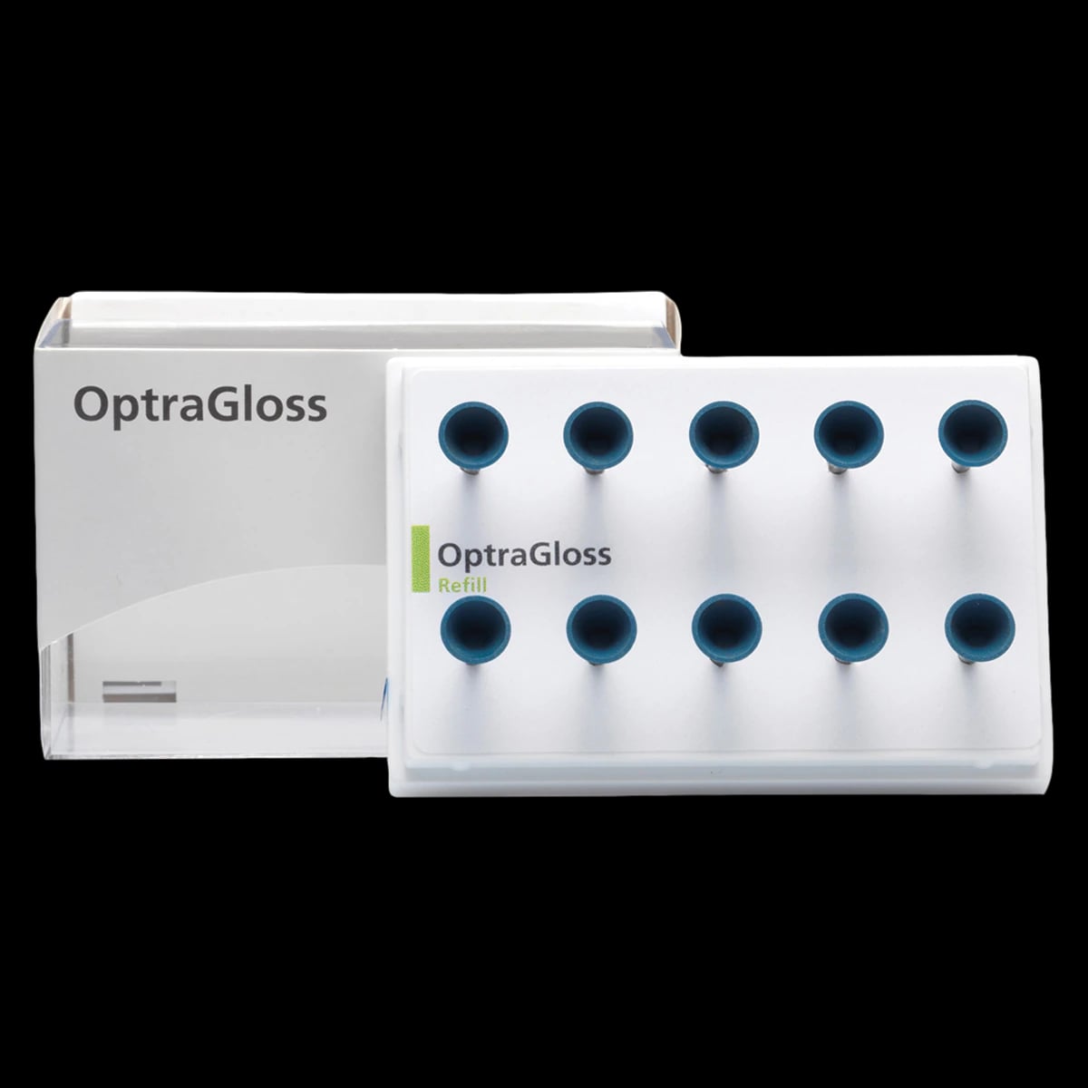 OptraGloss Cup PP Refill, Dark Blue, 10/Pkg, 684549AN