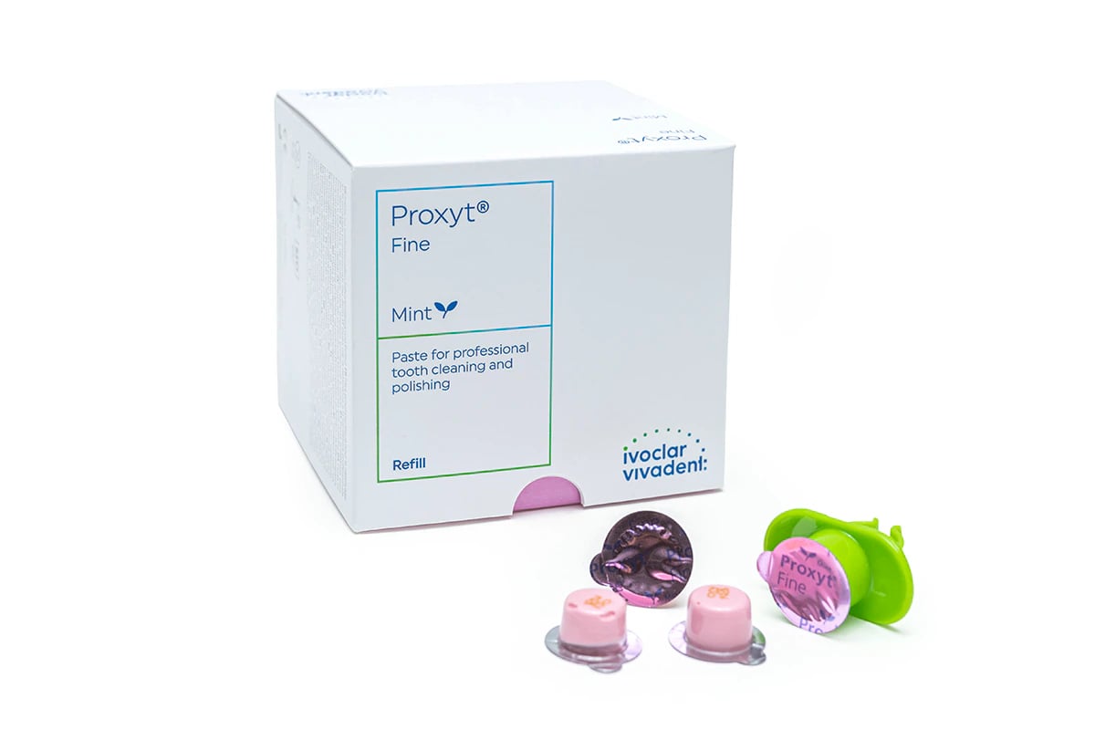 Proxyt® Fine Prophy Paste, Single Dose Cups, Mint, 1.8 g, 200/Box