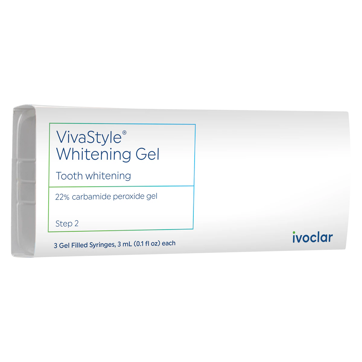 VivaStyle Whitening Gel Refill 22% Carbamide Peroxide, 3 x 3 mL Syringes, 755874