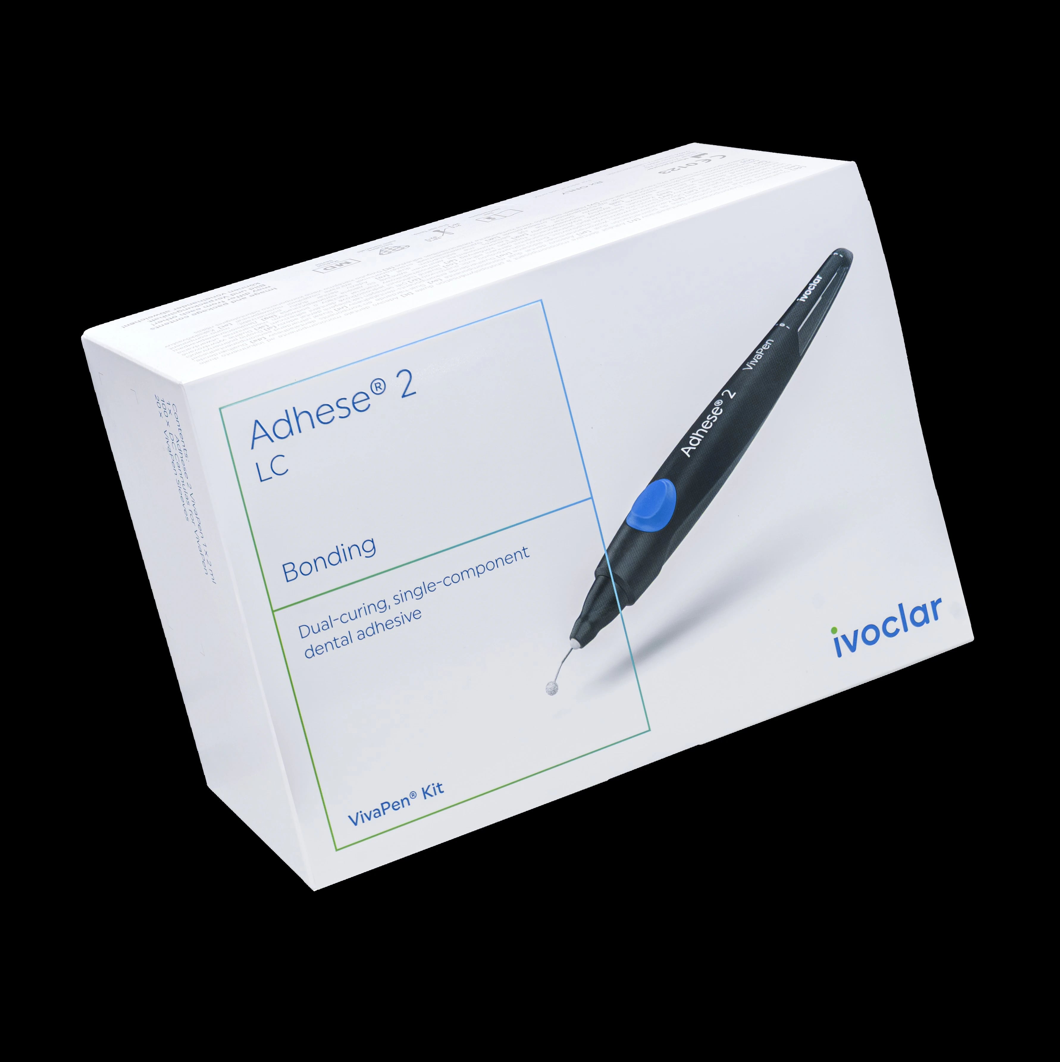 Ivoclar Vivadent Adhese 2 LC VivaPen Universal Light-Cure Adhesive Kit, 2 mL Pen, 100 Cannulas, 20 Sleeves