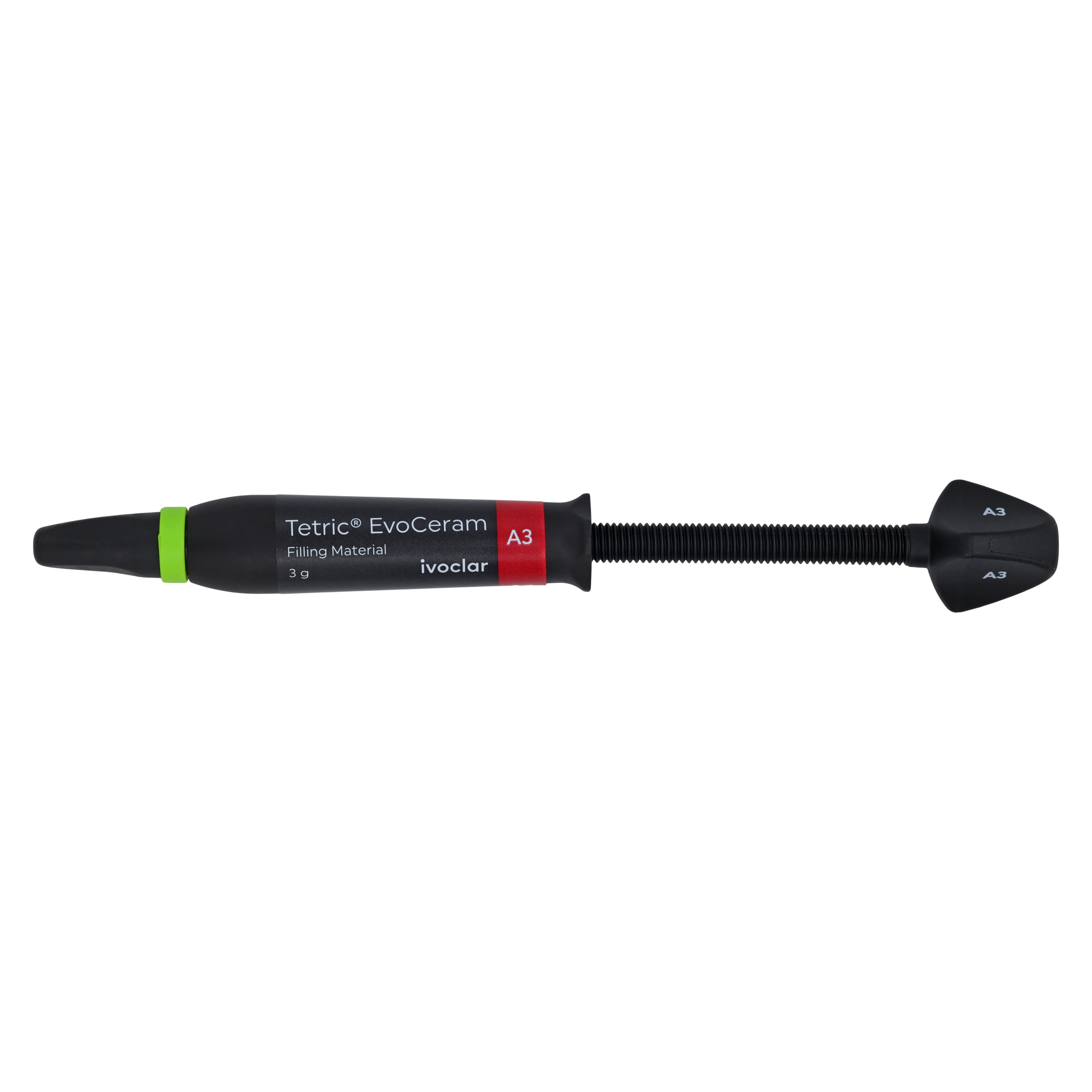 Tetric EvoCeram Nanohybrid Composite, Syringe Refill, A3 Shade, 3g, 590314US