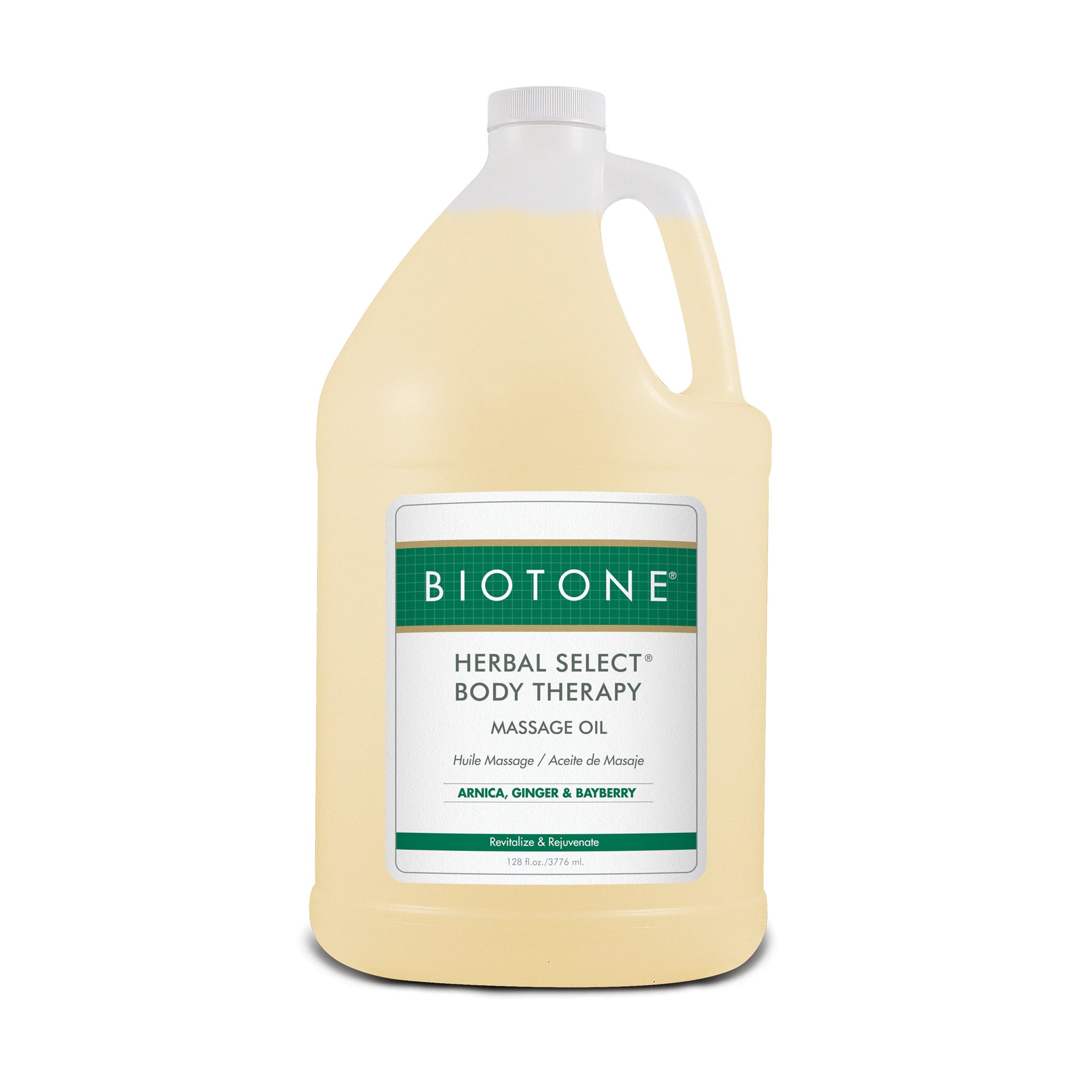 Biotone Herbal Select Body Therapy/Massage Oil, 1 Gallon