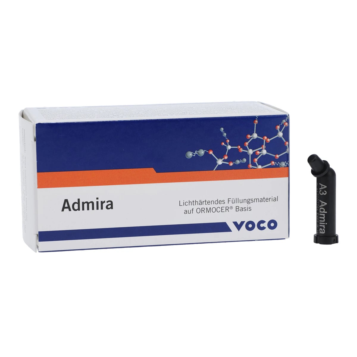 VOCO Admira Ormocer-Based Restorative Composite, Capsule Refill, Shade A3, 0.25 g, 25/Pkg