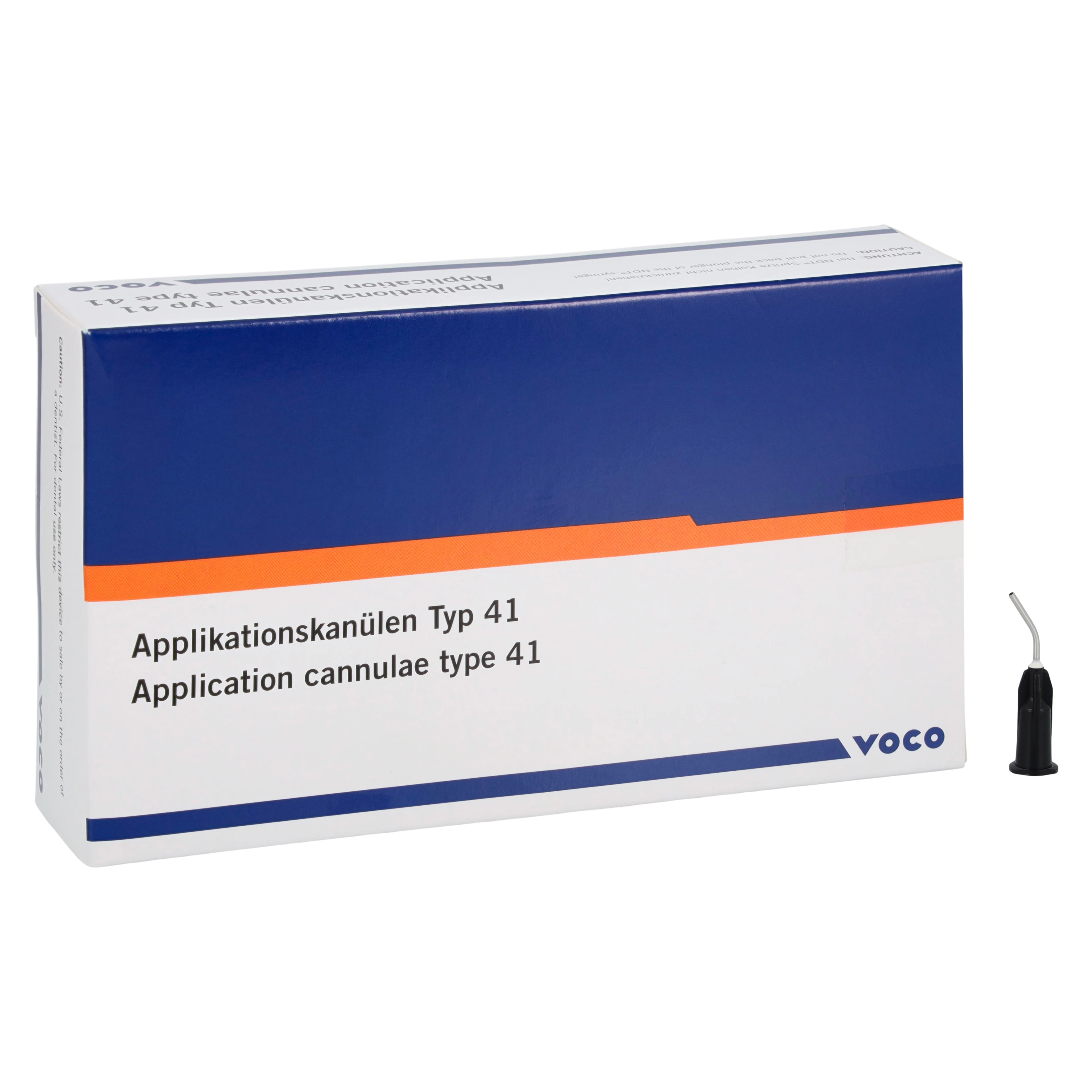 VOCO Intraoral Syringe Tips Type 41, Black, 19 Gauge, 100/Pkg