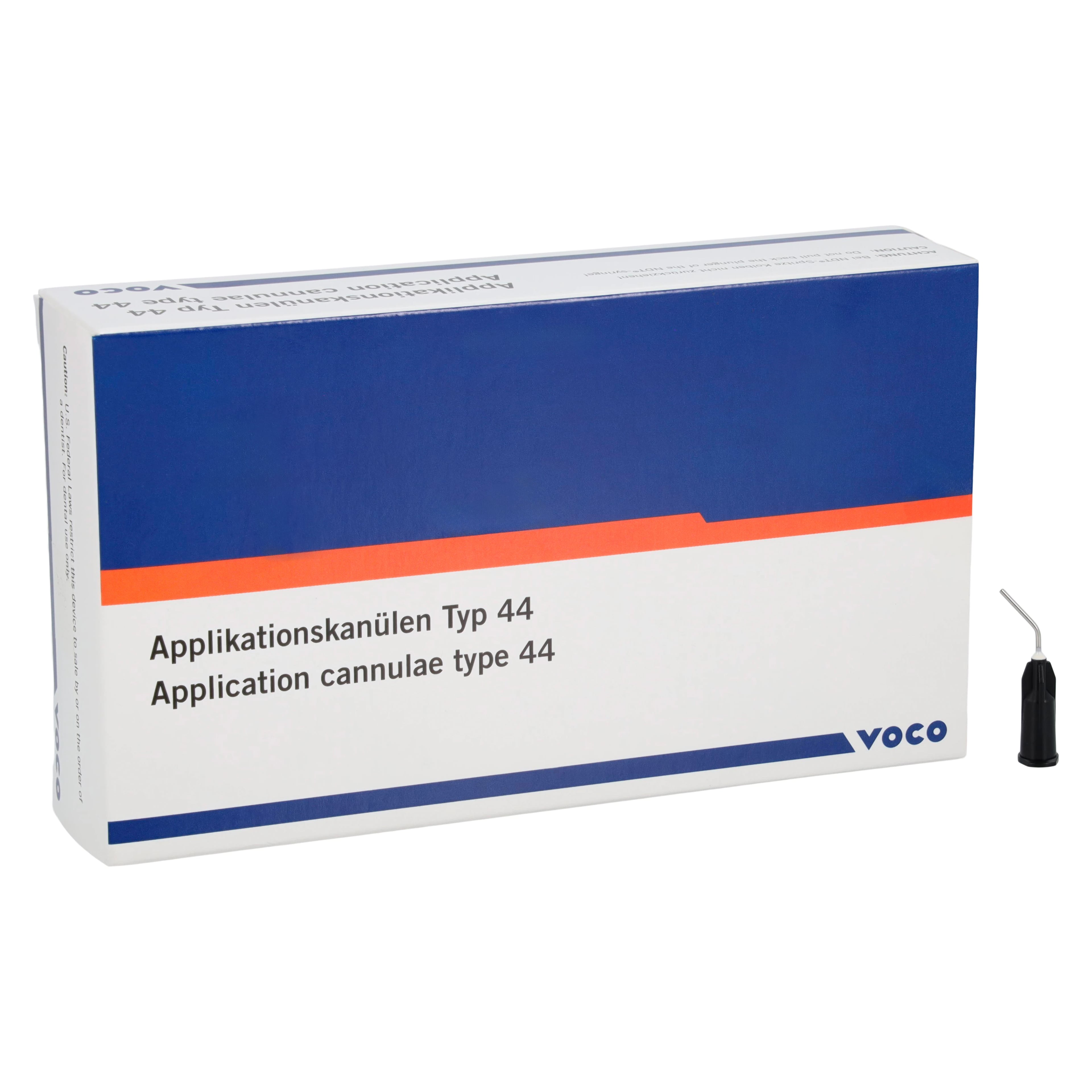VOCO Intraoral Syringe Tips Type 44, Black, 22 Gauge, 100/Pkg