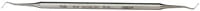 Miltex #38/39 Double End Excavator with Octagonal Handle