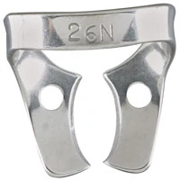 Miltex Dental Dam Clamp #26N, Wingless, Upper Molar, Stainless Steel, 76D-26N
