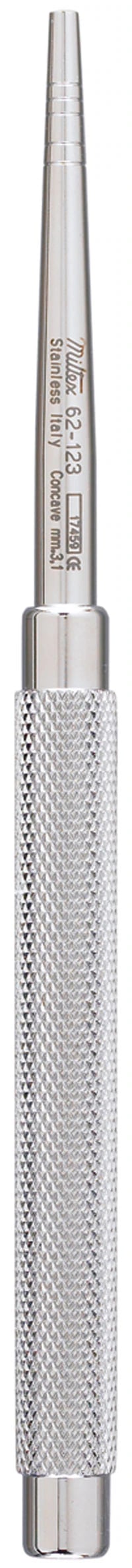 Miltex Progressive Osteotome, Concave, 3.1 mm, Stainless Steel