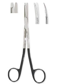 Miltex-Integra SuperCut Kaye-Freeman Scissors, Curved, 7" Stainless Steel, Each