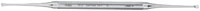 Miltex #75 Lucas Double-Ended Surgical Curette, Stainless Steel, Hexagonal Knurled Handle