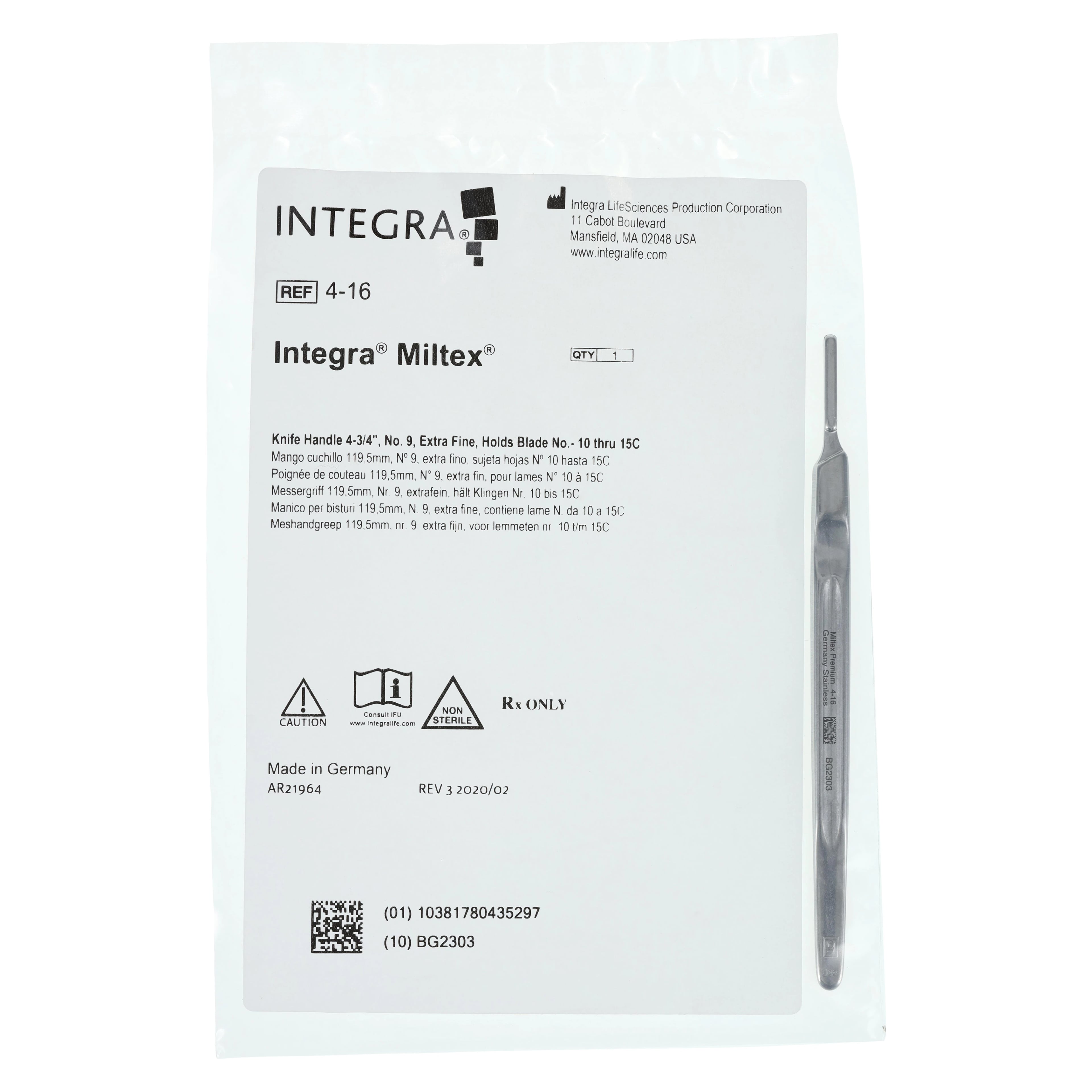 Miltex #9 Scalpel Handle