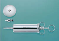 Miltex-Integra Ear Syringe, Chrome Plated Brass, Without Shield