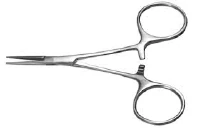 Padgett Mosquito Hemostatic Forceps, Curved, 6" Stainless Steel, Each