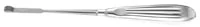 Padgett Glabella Rasp, Medium Grit, 6mm, Tungsten Carbide, 8-1/4"