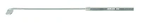 Miltex-Integra Laryngeal Mirror, Size #2, 18mm Diameter, Threaded Stem, 4-3/4" Overall Length