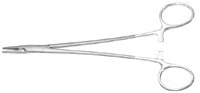 Padgett Crile-Wood Needle Holder, Serrated Jaw, 7", Tungsten Carbide