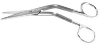 Padgett Cottle Scissors, Angled, 6" Stainless Steel