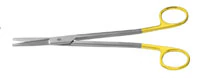 Gorney-Freeman Scissors, Straight, 7-1/4", Stainless Steel, TC (Tungsten Carbide)