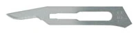 Miltex Carbon Steel Sterile Surgical Blade #15C (Angled), 100/Box, 4-115C