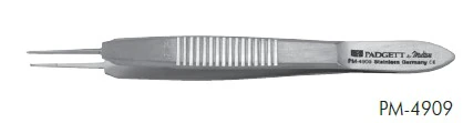 Miltex Castroviejo Suture Forceps, 0.5mm Wide Handle, 1x2 Teeth, 4-1/4"