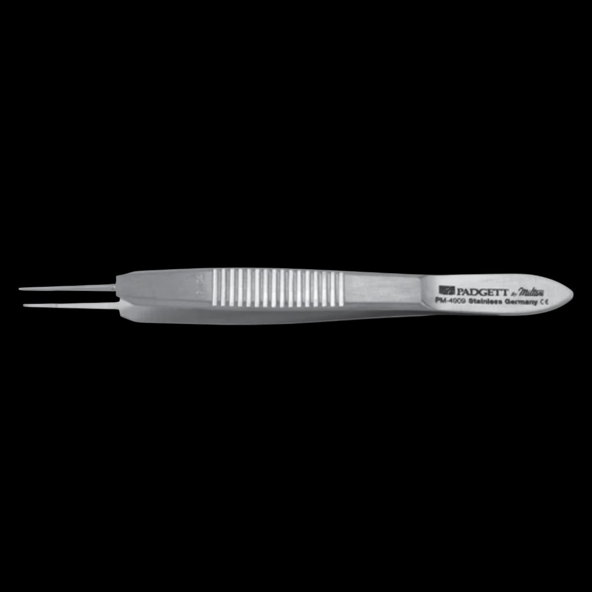 Padgett Castroviejo Suture Forceps, 1x2 Teeth, 4" Stainless Steel, Autoclavable, Each
