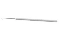 Miltex Padgett Skin Hook, Straight, Sharp, 2.5mm, 6" Length, Aluminum Handle