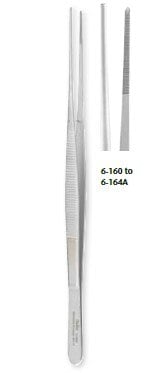 Miltex Potts-Smith Dressing Forceps, 9-1/2", Stainless Steel, Autoclavable, Each