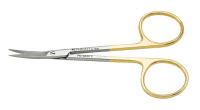 Padgett SuperCut Iris Scissors, Curved, 4-1/2" Stainless Steel, Each