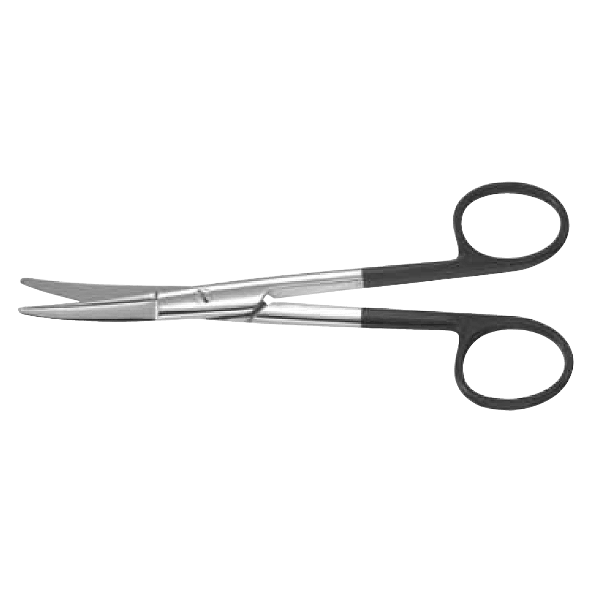 Padgett SuperCut Kaye Plastic Surgery Scissors, Curved, 5-1/2", Stainless Steel, Each